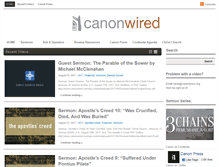 Tablet Screenshot of canonwired.com